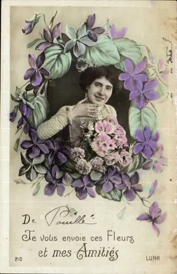 Bloemen en Vriendschap — De Paulle — Uitgever LUNA, n° 210