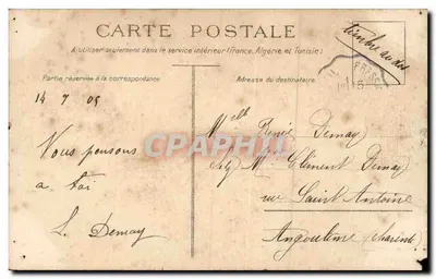 Orgulhosa — Série S. 234, editada por B. Sirvin, Toulouse — ilustração de Y. Frigui — Verso
