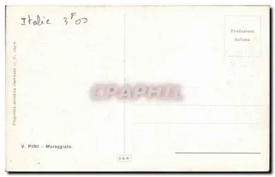 Zaburzona morze — V. PINI — N. 164-6 — Rewers