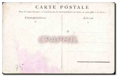 Paryż - Les Invalides — widok dachu — wydawca nieodczytelny — Rewers