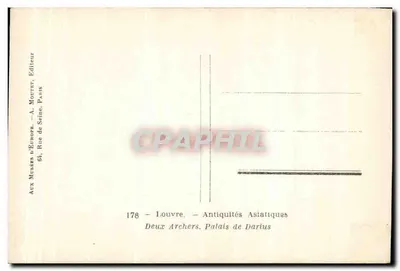 Dois Arcos — Palácio de Darius — Nos Museus da Europa, Paris — Verso