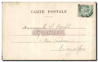 Sujeito: Ano Novo 1904 — Duas cenas (mulher com leque, mulher em paisagem invernal) — AN Paris, n° 275 — Verso