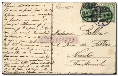 Guben — Neissepartie — editor desconhecido, número de série não visível — Verso