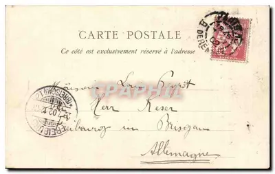 Paris - Sainte-Étienne-du-Mont - O Jubé — Bilhete postal antigo n°111, editado por C. Léna — Verso