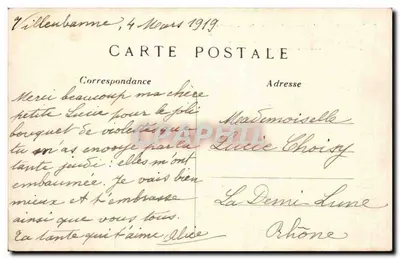 Paris (1º arrondissement) — A Igreja de São Eustáquio — Editor anônimo, n° 653 — Verso