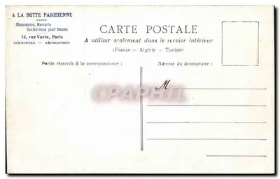 Paryż — Prefektura — Katedra Notre-Dame w Paryżu i budynki administracyjne — wydawca nieznany — Rewers