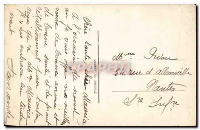 Mulher com casaco de pele — Boa Ano — DIX 19764 — Verso