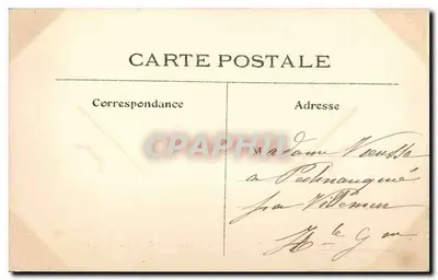 Paryż — Jego placówki i ogrody — 5. Ogród Infantyny w Louwrze — L. J. & Cie, Angoulême-Paryż — Rewers