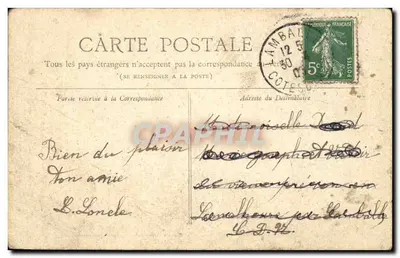Paryż — Kościół Świętego Augustyna — kolekcja Petit Journal — Rewers
