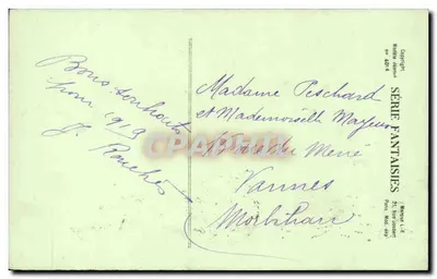 Bukiet róż – wydawca Delfland – seria Fantaisies n°4014 — Rewers