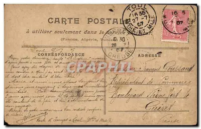 Spectacle de radium — caricature de magicien et spectateurs — éditeur 'Mes Cartes Postales' et n°2 — Verso