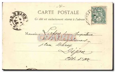Bassin de Lampy-Neuf — Montagne Noire — Labouche frères, Toulouse, 3e Serie N°12 — Achterkant