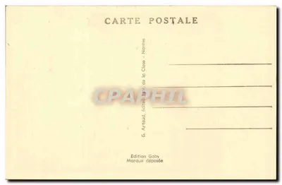 Caen (Calvados) — Porta de Socorro do Castelo — G. Gaby, n° 2150 — Verso