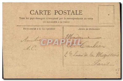 PARIJS — Het Stadhuis — Collectie Petit Journal — Achterkant