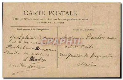 Paris — A Praça da Nação — Coleção Petit Journal — Verso