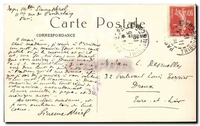 París - Fuente Medici — detalle de la escena de Polifemo a punto de aplastar a Acis y Galatea — editor M. J., n° 548 — Reverso
