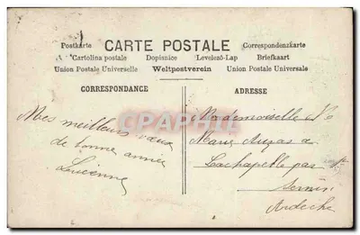Mulher segurando um buquê de rosas — Bom Ano — ORS PARIS n°100 — Verso