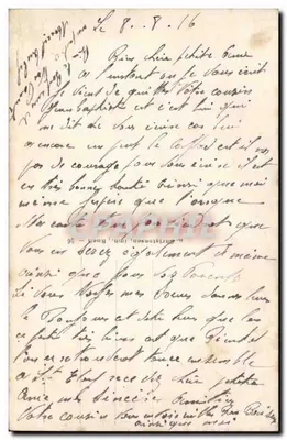 Arranjo de flores — Mimosas 366 — editor Mimosas — Verso