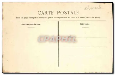 Cognac — Wnętrze Kościoła Świętego Legera — Wydawnictwo V. T., Cognac, nr 9 — Rewers