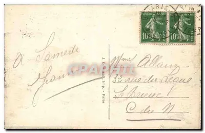 Parijs — De Tuinen en het Bassin van het Luxembourg — LIF — Achterkant