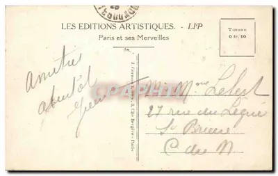París — Fuente Carpeaux y la Avenue de l'Observatoire — LIP — Reverso