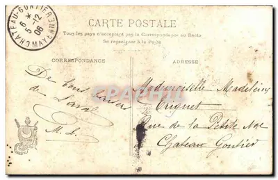 Menina em vestido de noiva — Paris — editor Paris 3157 — Verso