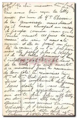 Mulher segurando um buquê — Feliz Natal — n°1088 — Verso