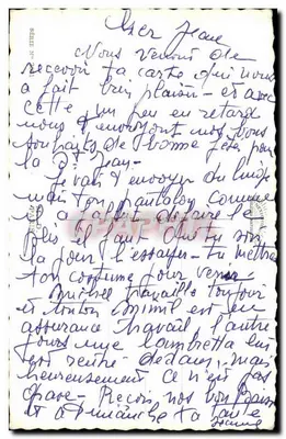 Casal em abraço — cena de filme — editor Paris, série n° 301 — Verso