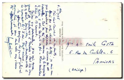 Nice - Promenade des Anglais i Mt. Boron — Munier, n°343 — Rewers
