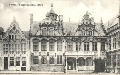 Furnes. O Hotel de Ville (1612) — Editor: Ration, Furnes