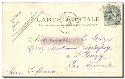As Arquivos Nacionais — Hotel d'Olivier de Clisson — P.P.C. Paris — Verso