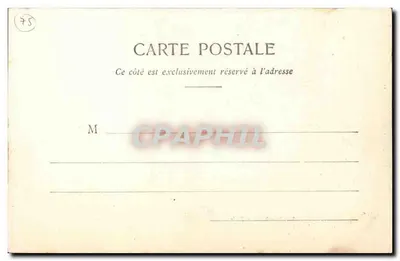 Hôtel de Ville de Paris — Cabinet du Préfet (Côté Nord) — Phototypie A. Bergent et Cie, Nancy — Verso