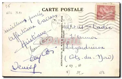 Paryż — Trocadéro — Aéro-Photo 34 — Rewers