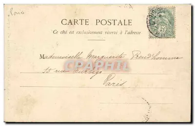 Paris - Igreja da Imaculada Conceição — n°395 — Verso