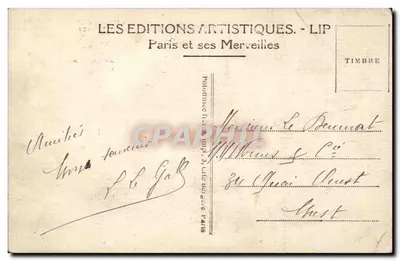 Parigi — Il Leone di Belfort — Monumento « Alla Difesa Nazionale » — Editore LIP — Verso