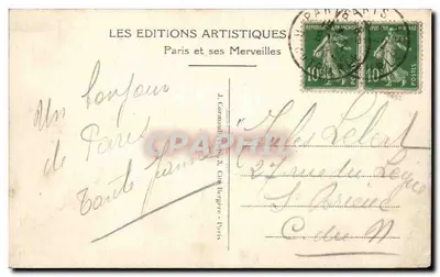 Paryż - Plac Narodowy - Le Triomphe de la République autorstwa Dalou (wzniesiony w 1899) - LIP 156 — Rewers