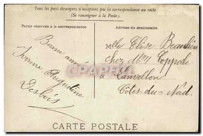 Niña en traje de flores — Feliz Año — CIRCÉ, n° 4816 — Reverso