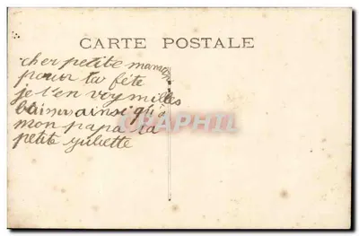 Ragazza in abito a fiori — con mazzo di fiori — editore J. P. BONNARD, n° 103 — Verso