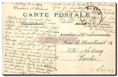 Parijs — De Place de la Bastille — C. M. n°44 — Achterkant