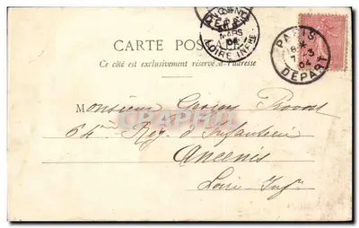 Igreja de São Pedro de Chaillot — Paris — n° 467 — Verso