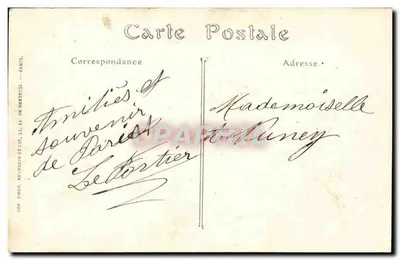 PARIS — Widok na Jardin des Tuileries — NDHOT, n°3007 — Rewers