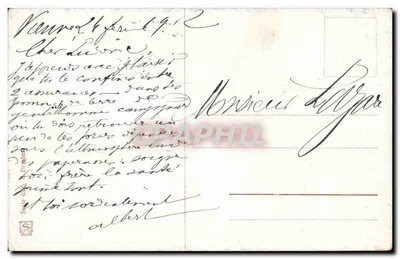 Alpes Nordicas — excursión en montaña — editor S. C. D. Paris, n° 247 — Reverso