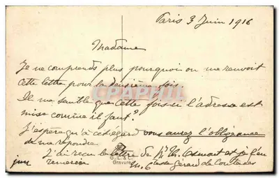 Casal em traje de casamento — cena campestre — gravura G.L.&C. n°6, texto impresso 'G.L.&C. Gravura' — Verso