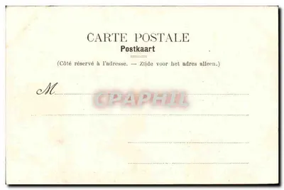 Bruxelas — Hotel de Ville — editor anônimo, série não identificada — Verso