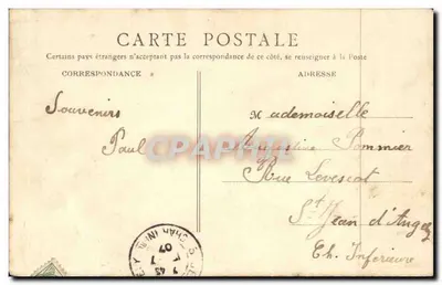 Rochefort-sur-Mer — La Fontaine - Piazza Colbert — Collezione Ripé a Rochefort — Verso