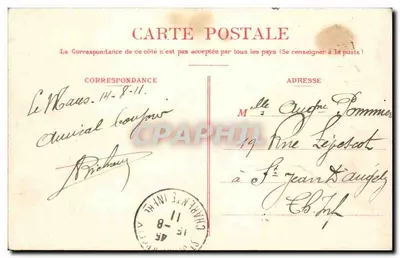 Le Mans — La Terrasse du Jardin d'Horticulture — Wydawca N. G. n°115 — Rewers