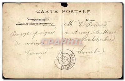 Paris - Porte Saint-Denis — Verlag J. MELIADEMUNTS, Seriennummer nicht sichtbar — Rückseite