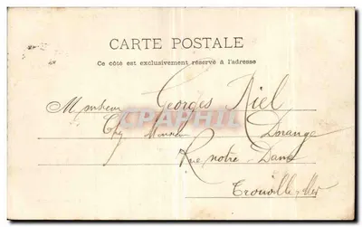 Lago das Buttes Chaumont — Paris — P. Marmona, editor, Paris, n° 327 — Verso