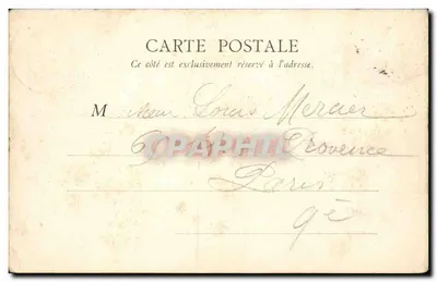 Porta Saint-Martin — Paris — B. F., Paris, n°14 — Verso