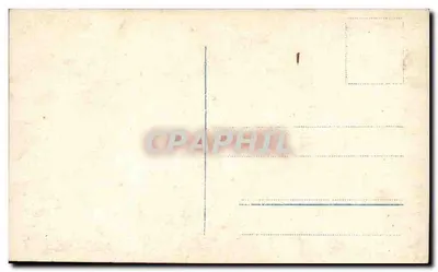 Jeune femme en robe à rayures — scène côtière — éditeur 'Les Regrets de Mignon' n° 4135-5 — Verso